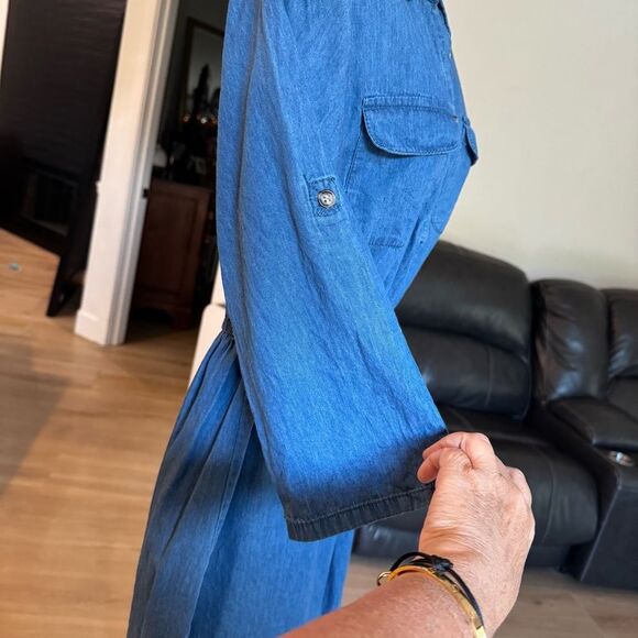 Speed Limit MPH Denim Mini Dress. Size Medium - Picture 5 of 14